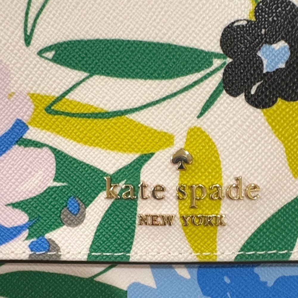 Kate Spade Blue and Green Floral Purse and Wallet Set - Picture 2 of 12